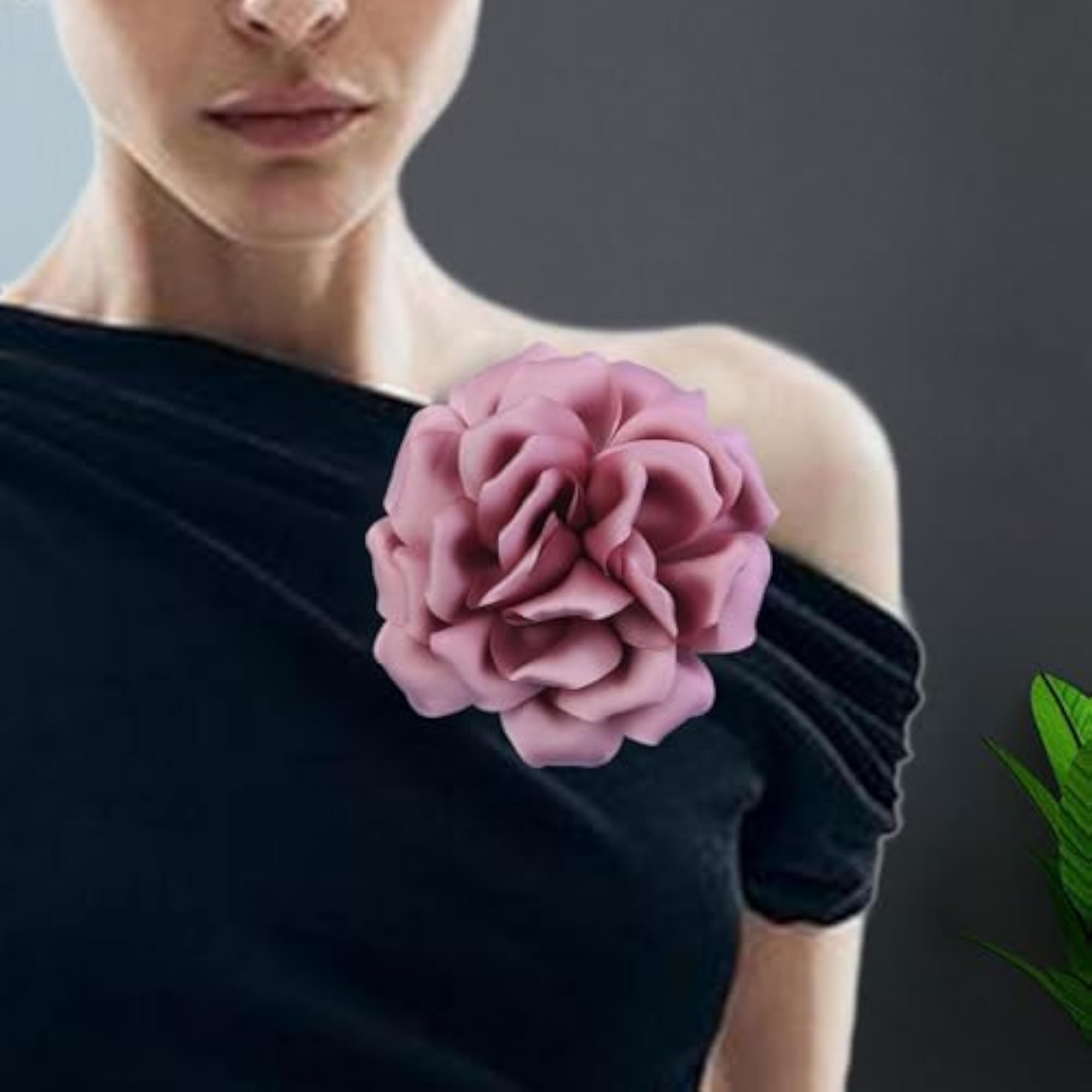 Flower Brooch, 3.94'' Lapel Pin for Accessories